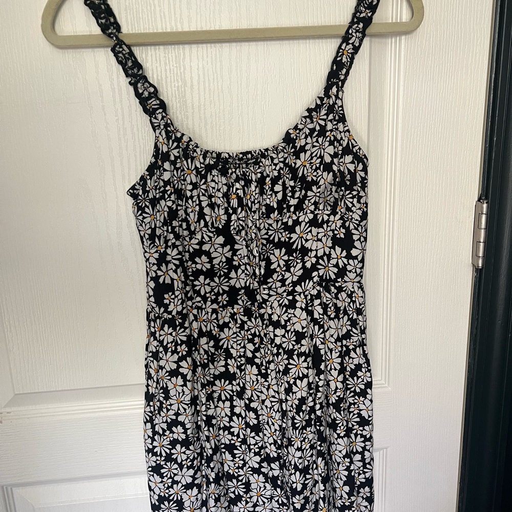 Black Floral Romper